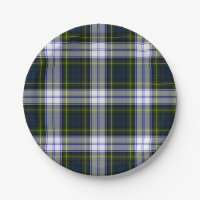 Gordon Dress Tartan Plaid Paper Plate
