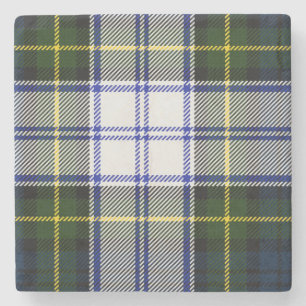 Gordon Dress Tartan Plaid Stone Coaster