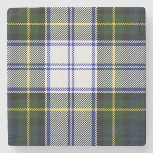 Gordon Dress Tartan Plaid Stone Coaster