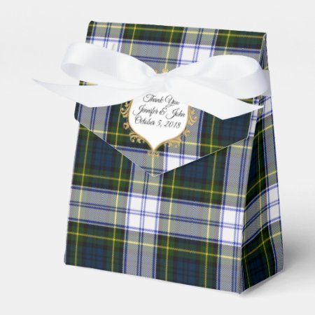 Gordon Dress Tartan Plaid Wedding Favor Gift Box