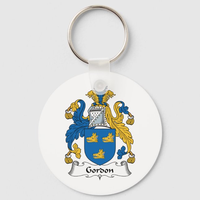 Gordon Family Crest Keychain (Front)