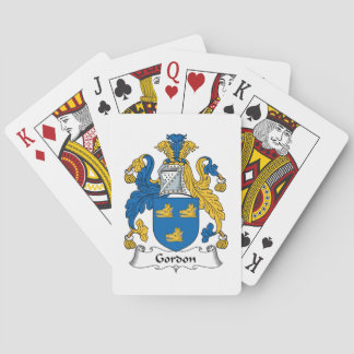 Gordon Family Crest Poker Cards