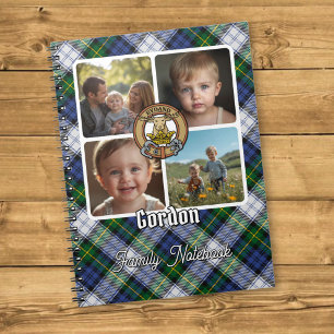 Gordon Family Photo Collage Notebook