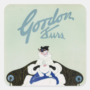 Gordon Furs Square Sticker
