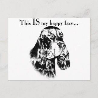 Gordon Happy Face Postcard