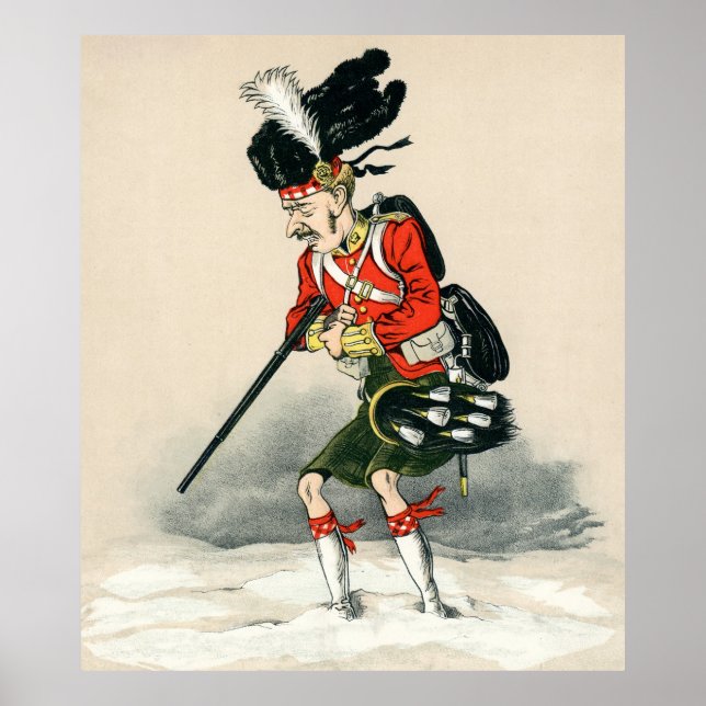 Gordon Highlander Soldier Poster (Front)