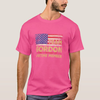 Gordon Last Name Shirt Team Gordon Lifetime Member