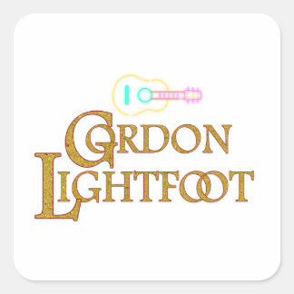 Gordon Lightfoot | Tribute to the Legendary Square Sticker
