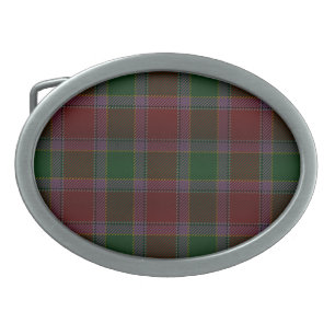 Gordon Of Abergeldie Tartan Belt Buckle
