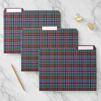Gordon Red Ancient Scottish Tartan File Folder