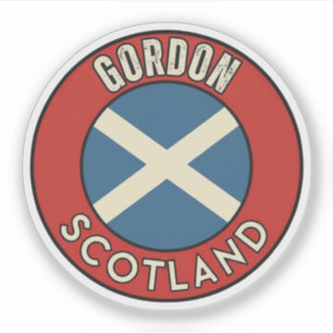 Gordon, Scotland Sticker