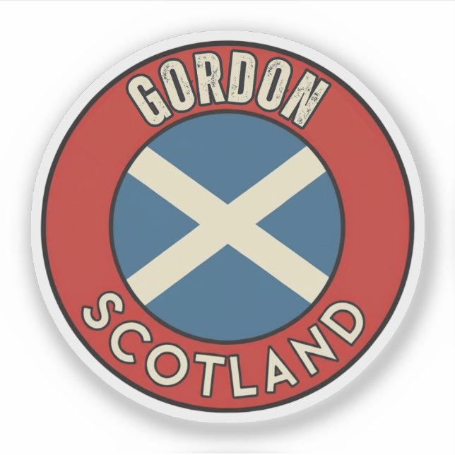 Gordon, Scotland Sticker (Front)