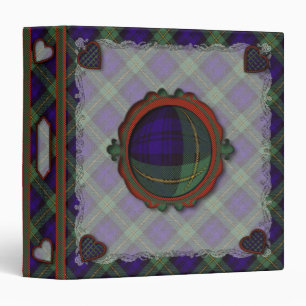 Gordon Scottish clan tartan 1.5 inch spine Binder