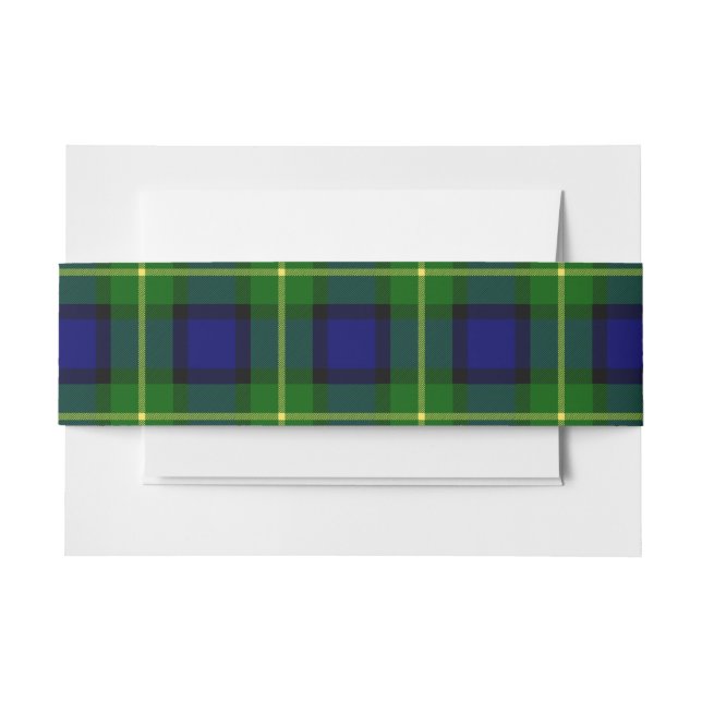 Gordon Scottish Tartan Belly Band (Front Example)