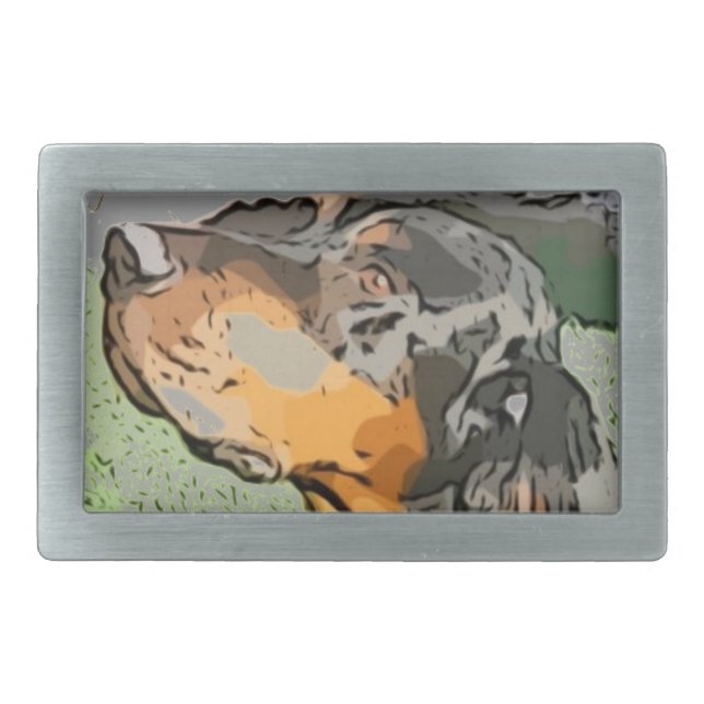 Gordon Setter Belt Buckle (Front)