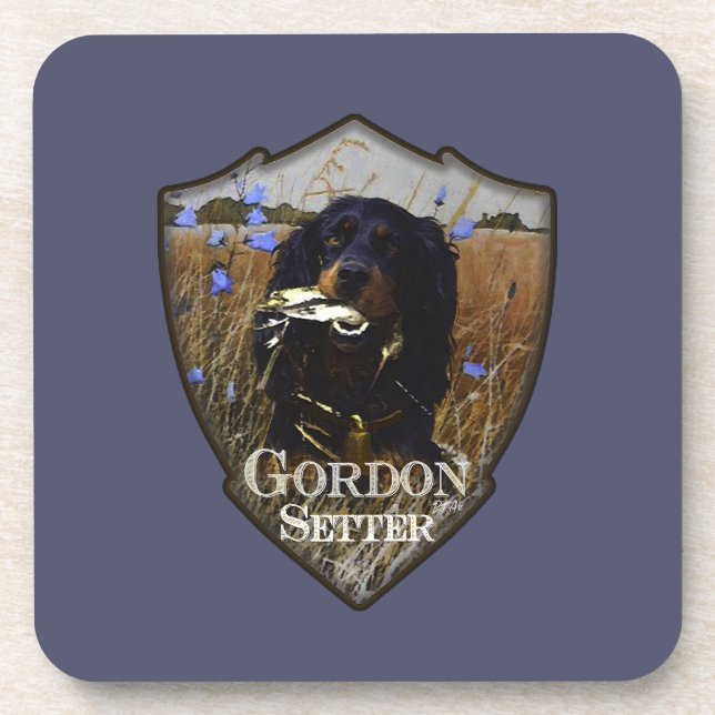 Gordon Setter    Beverage Coaster (Front)