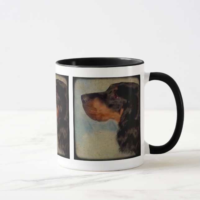 Gordon Setter Ceramic Mug (Right)