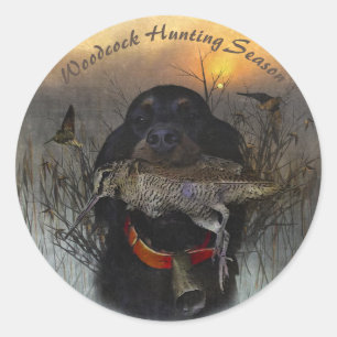Gordon Setter Classic Round Sticker
