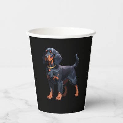 Gordon Setter Classic T-Shirt Paper Cups
