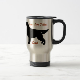 Gordon Setter Dad Aluminum Travel Mug