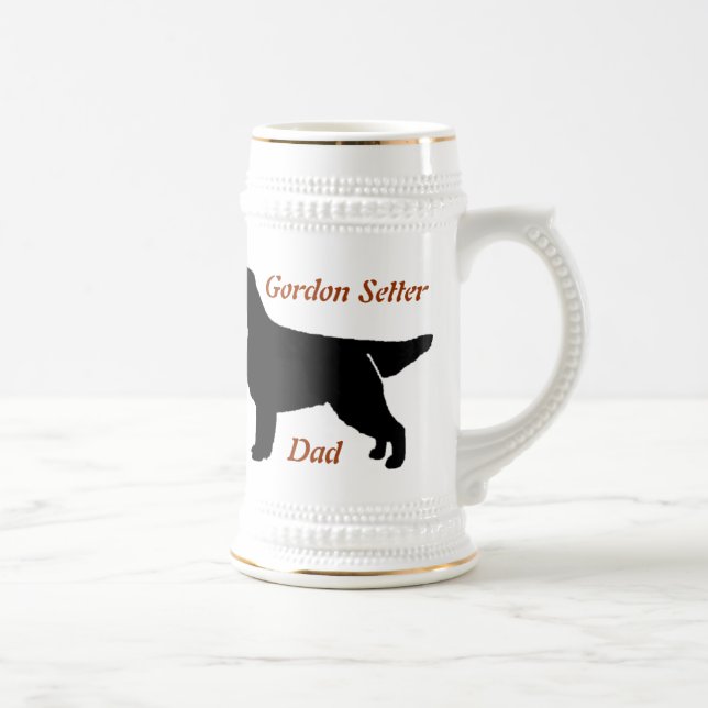Gordon Setter Dad Ceramic Stein (Right)