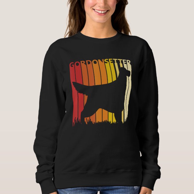 Gordon Setter Dog Sweatshirt (Front)
