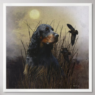 Gordon Setter Framed Art