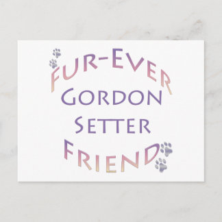 Gordon Setter Furever Postcard