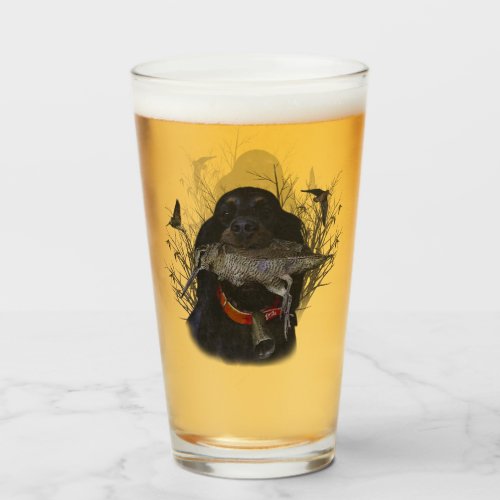 Gordon Setter  Glass