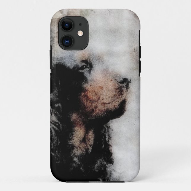Gordon Setter Grunge iPhone 5 Case (Back)