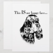 Gordon Setter Happy Face (Front/Back)