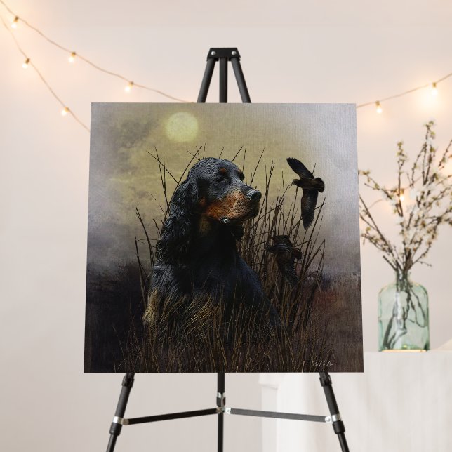 Gordon Setter , Hunting companion  Foam Board (In Situ (Stand))