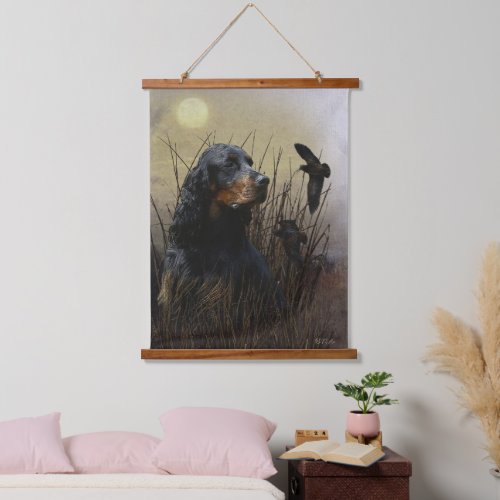 Gordon Setter  Hunting companion  Hanging Tapestry