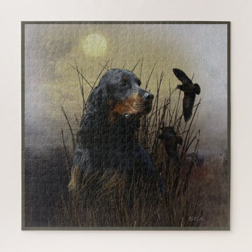 Gordon Setter  Hunting companion  Jigsaw Puzzle