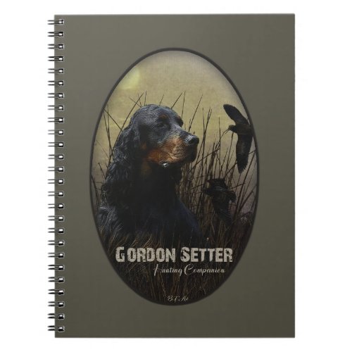 Gordon Setter  Hunting companion  Notebook