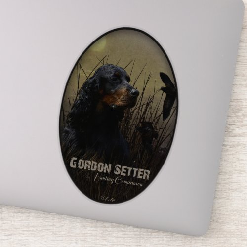 Gordon Setter  Hunting companion   Sticker