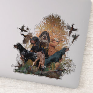 Gordon Setter, hunting season Sticker