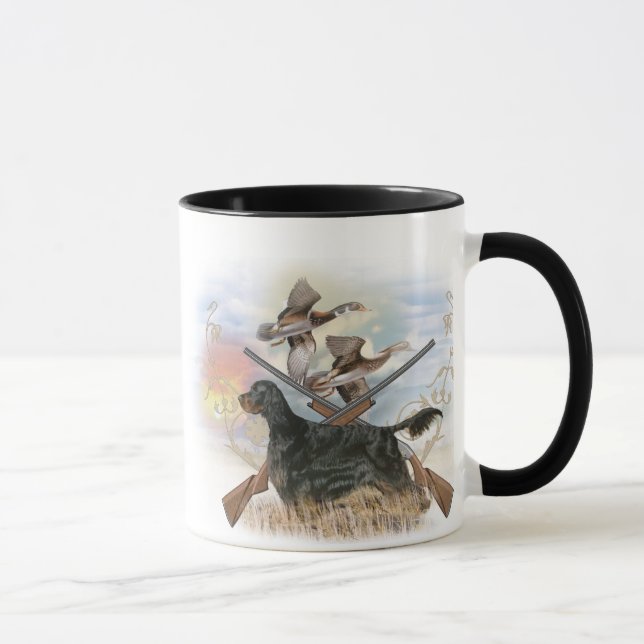 Gordon Setter Hunts Mug (Right)