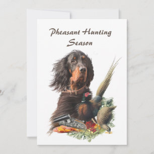 Gordon Setter Invitation