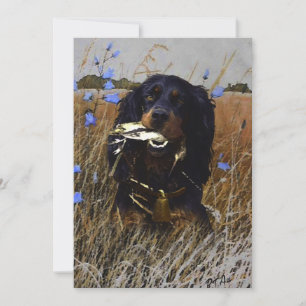 Gordon Setter Invitation
