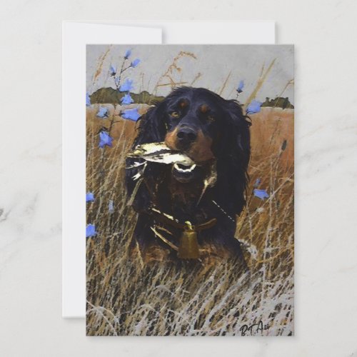 Gordon Setter    Invitation