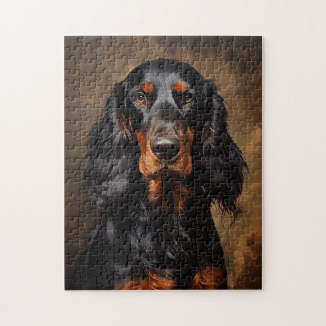 Gordon Setter Jigsaw Puzzle (Vertical)