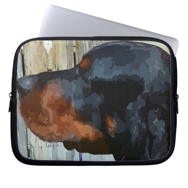 Gordon Setter Laptop Bag (Front)