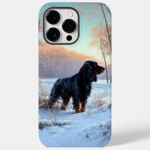 Gordon Setter Let It Snow Christmas Case_Mate iPhone 14 Pro Max Case