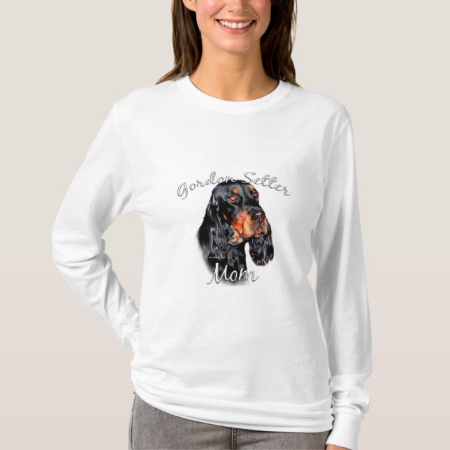 Gordon Setter Mom 2 T-Shirt (Front)