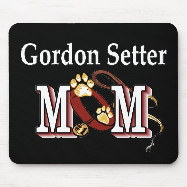 Gordon Setter MOM Gifts Mouse Pad (Front)