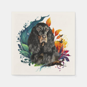 Gordon Setter Napkins