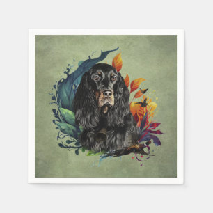 Gordon Setter Napkins