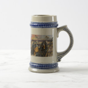 Gordon Setter On A Hunt gifts Beer Stein