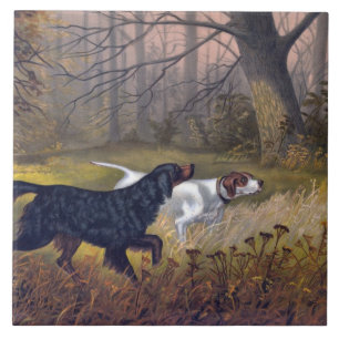 Gordon Setter on Point Tile